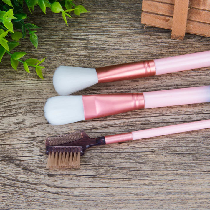 12 makeup brushes, 12 makeup brushes